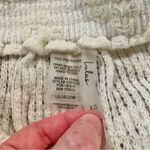 Lulus  Cream White Sheer Floral Lace Wide Leg Pants Extra Small Boho Loungewear Photo 3