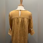 Hayden  Los Angeles bell sleeve Mustard Color ladies size large dress Photo 3