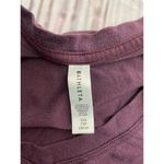 Athleta Tee Shirt Womens XXS Short Sleeves V Neck Basic Essential Purple Photo 4