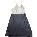 Vintage Sarah Smith Exclusive Size 42 Black & Cream Lace Trim Nightgown Size L Photo 0