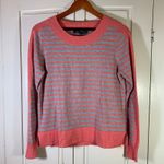 Title Nine Striped Pullover Sweater Women Medium Crew Neck Long Sleeve Casual Photo 2