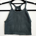 Free People Movement Happiness Runs Crop Activewear Tank Green XS/S Photo 0