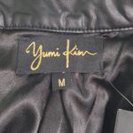 Yumi Kim  Berry Blast Skirt Midi Black Vegan Leather Pockets M New Photo 4