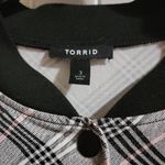Torrid  Size 3 Plaid Black and White Women's Jacket Photo 5