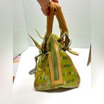 Vintage Y2K  Mini Handbag – Green Logo Print with XOXO Charms Photo 5