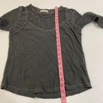 Free People  We The Free Crochet Knit Long Sleeve Top • Charcoal Gray • Size M Photo 4