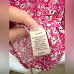 Alexander Jordan Pink & White Floral Peasant Blouse Boho Top Size Medium Photo 4