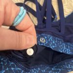 Lululemon Energy Bra Exhale Samba Blue Sz 6 Medium Support Sports Bra Yoga Gym Photo 3