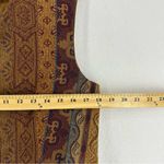Talbots  Tapestry Button Vest Abstract Size 12 Brown Photo 5