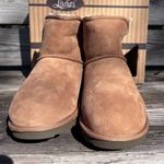 Kirkland Signature  womens shearling scalloped edge short boots tan 11 Photo 3