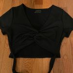 Urban Outfitters black wrap top Photo 1