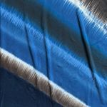 CB Casual Blue and Silver Asymmetrical 3/4 Sleeve Blouse Size undefined Photo 2