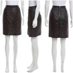 Willow Black Pencil Chain Embellished Burlap Woven Midi Skirt Size 4 Small Photo 2