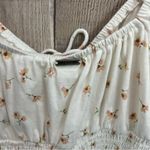 BILLABONG Sweet Sunset Womens Knit Crop Top Smocked EUC Casual Trendy Sz Medium Photo 8