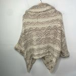 Sleeping On Snow Sweater Womens Beige Cardigan Open Asymmetrical Flowy XS Photo 5