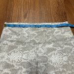 Juicy Couture  Sport Snake Print 6.5" Bike Shorts Yoga Size Small Cream Gray Photo 6