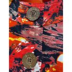 Birch Hill Women's Floral Silk Blend Blazer Size L Pockets Old Money Art to Wear Red Size L Photo 5