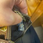 Fossil  Brown Lamb Leather Coin Purse Keyring Photo 2