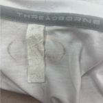 Under Armour  Threadborne Spellout L V-Neck White Short Sleeve Tee Top Photo 4