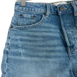 Fat Face Jean Shorts Womens US 4 Medium Wash Denim Stretch Cut Off Casual 90s Blue Photo 1