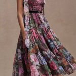 BHLDN Anthropologie  x Geisha Designs Isabella Floral Tiered Dress Photo 0