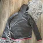 Under Armour 🩶✨ Cozy Sportstyle Grey with Pink Trim Fleece Hoodie Photo 5