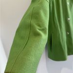Guess  Vibrant Green Pea Coat women’s size medium Photo 11