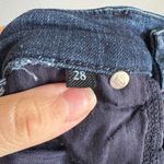 7 For All Mankind Dark Wash Blue Denim Karah Boot Cut Jeans Womens 28 Casual Photo 5