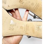 Stuart Weitzman Starla 80 Ankle Strap Leather Heel Gunmetal Gray Silver US 8 Photo 11