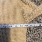 J.Jill  Cream Waffle Knit Turtleneck Sweater XS Petite Photo 3