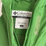 Columbia  Green and White Windbreaker Jacket Photo 4