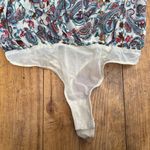 Free People Call Me Later Bodysuit in Sweet Combo XS/Small NWT Photo 4