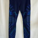 Alo Yoga Leggings - Navy Floral - Size Small Photo 1