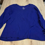 Just My Size Jms  blue long sleeve shirt top Photo 0
