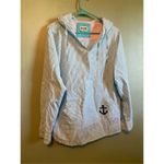 Royce  Vtg 70s Womens Hooded Striped Kangaroo Pocket Tunic Beach Cover Up M Photo 1