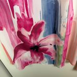 Catherines  Floral Watercolor Kimono 3X Open Front Duster Colorful Pastel Boho Photo 1