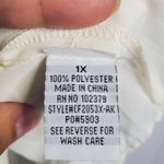 Ali & Kris  plus size sz 1X cream with sequins sleeveless dress tank top Photo 2