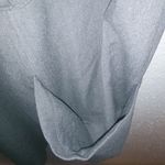 Fashion Bug  1X Workwear Gray Capped Sleeves Pocketed Shift Shirt Dress Plus Photo 6