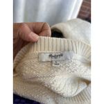Madewell Women's Cream Knit Pullover Sweater Cable Knit Crew Neck Casual Large L Photo 1