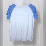 JUNK FOOD Women’s Casual Short Sleeve American Lover Graphic Tee Red Size M Photo 3