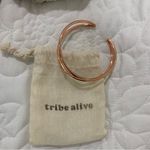 Tribe Alive Rose Gold Criss across Bangle Bracelet Photo 1
