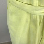 Banana Republic  light yellow button up belted linen blend strappy sundress 6 Photo 7