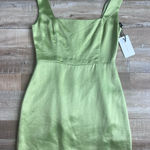 Line&Dot Satin Mini Dress Green Size S Photo 0