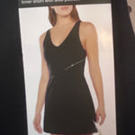 NWT GapFit Black Active Tank Dress Built in Shelf Bra Moisture Wicking Large Photo 0