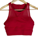 Zyia Active Red Mesh Racerback Sports Bra Medium Athletic Workout Gym Photo 0