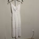 Hollister NWOT  White Midi Dress Photo 3