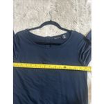 Adrienne Vittadini  -‎ 3/4 Sleeve - Stretch - Button Back - Blue Casual Dress - S Photo 2