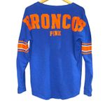 PINK - Victoria's Secret Victoria's Secrets Broncos Sweatshirt XS Boise State College Collegiate Football Photo 0