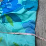 Show Me Your Mumu Mina midi dress real green blue floral flower medium satin Photo 7