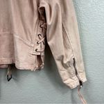 Free People Rose Moto Denim Lace-Up
Jacket Photo 7